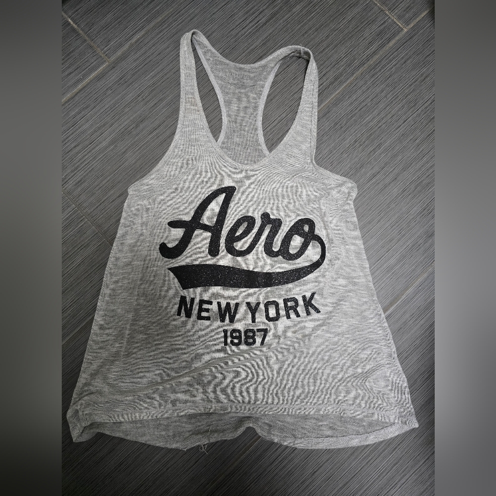 Women's Gray Knit Tank Top